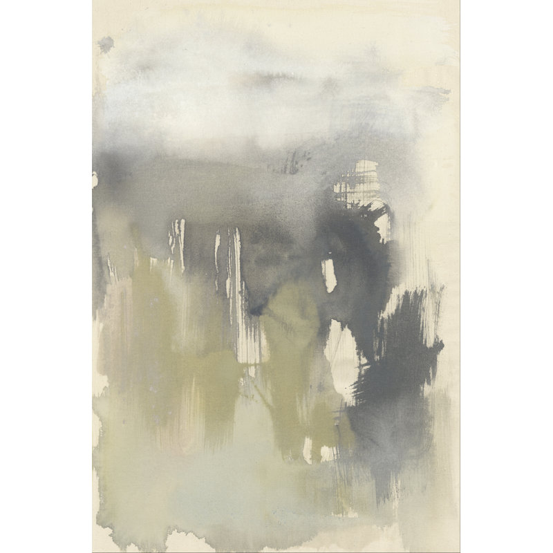 Poured Neutrals I - Wrapped Canvas Print, 36" H x 24" W x 1" D