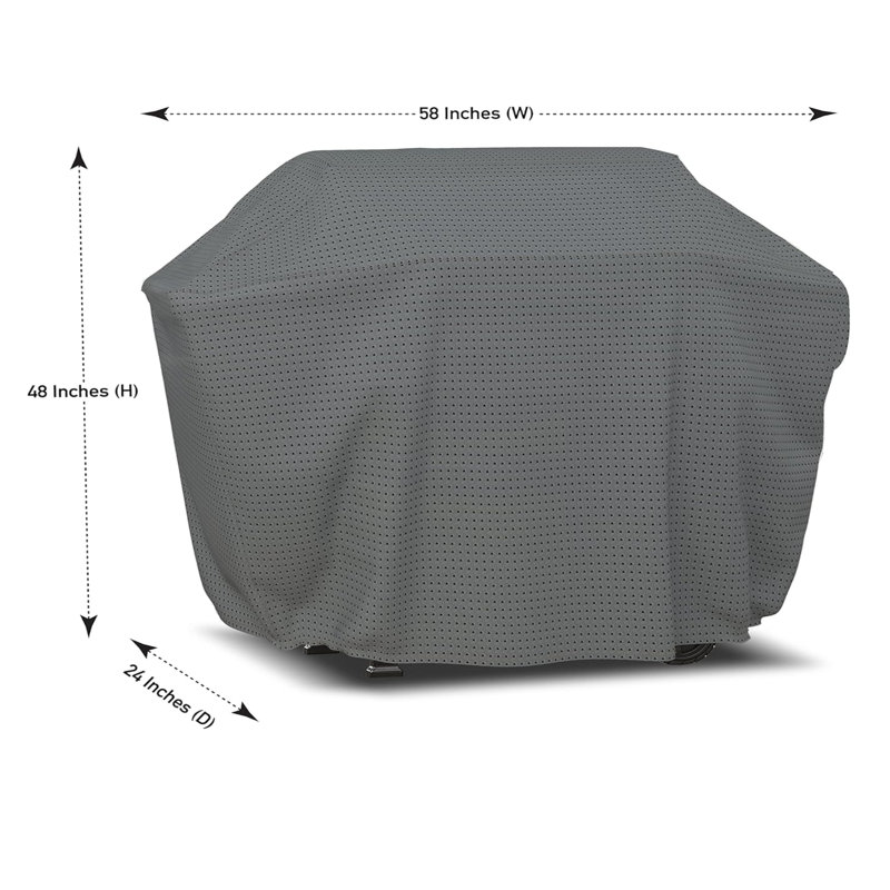 Covers & All Grill Cover, Gray, 48" H x 58" W x 24" D