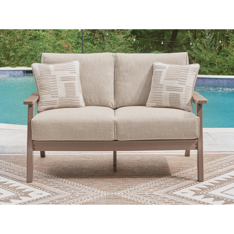 Causeuse d'extérieur avec coussin Cliff Beach