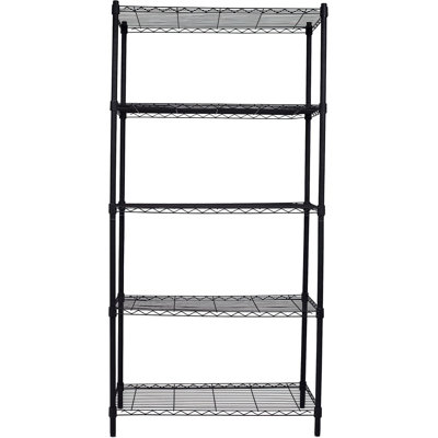 Abbate 36'' W Metal Height -Adjustable Shelving Unit