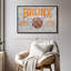 «Bronx NY Basketball Canvas Print»-32127104