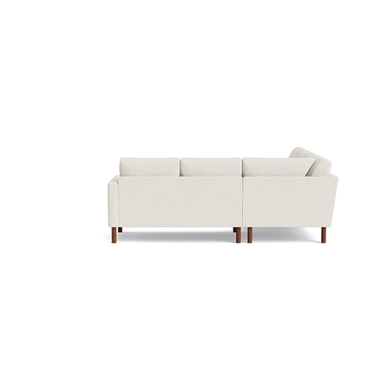 Laguna Sectional, Left Hand Facing, Velvet - Beige