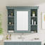 Armoire de rangement de salle de bain murale avec porte miroir, armoire de salle de bain moderne, armoire d'entrée