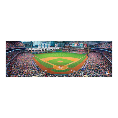MasterPieces 1000-Pieces MLB Houston Astros Stadium Panoramic Jigsaw Puzzle
