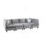 Canapé modulaire en velours 120 po 8 pièces 120 po