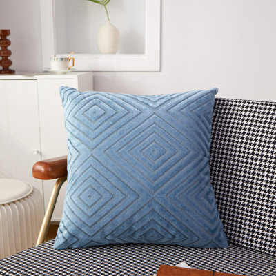 Reversible Throw Pillow Cover 18"x18"-DJ143
