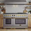60 In. 7.9 Cu. Ft. 10 Burners Dual Fuel Range For Propane Gas In Stainless Steel With Kucht Horus Thermostat-1996192187-1996192069