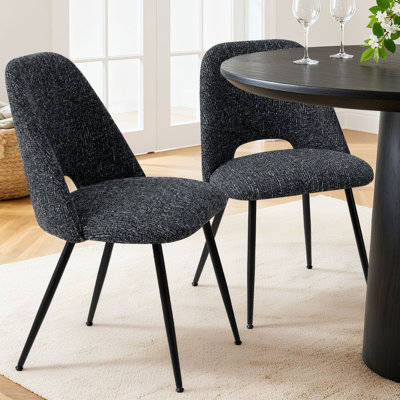 Modern Upholstered Full Back Side Dining Chair