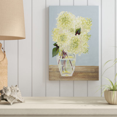 «Hydrangea Vase I», peinture sur toile