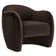Compose Performance Velvet Accent Chair In Mulberry