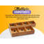 Bamboo 4 Compartment 2.5"H x 4"W x 17.5"D Drawer Organizer