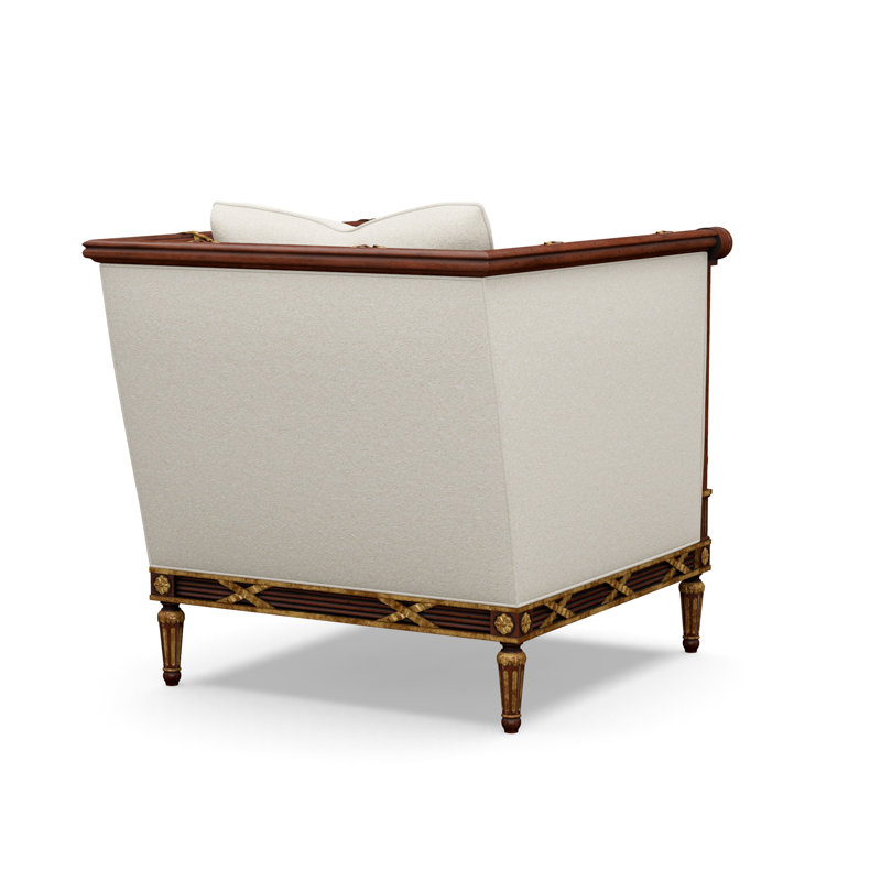 The Regent's Visit  Accent Chair, Promise Ecru (Performance fabric) 1353-92