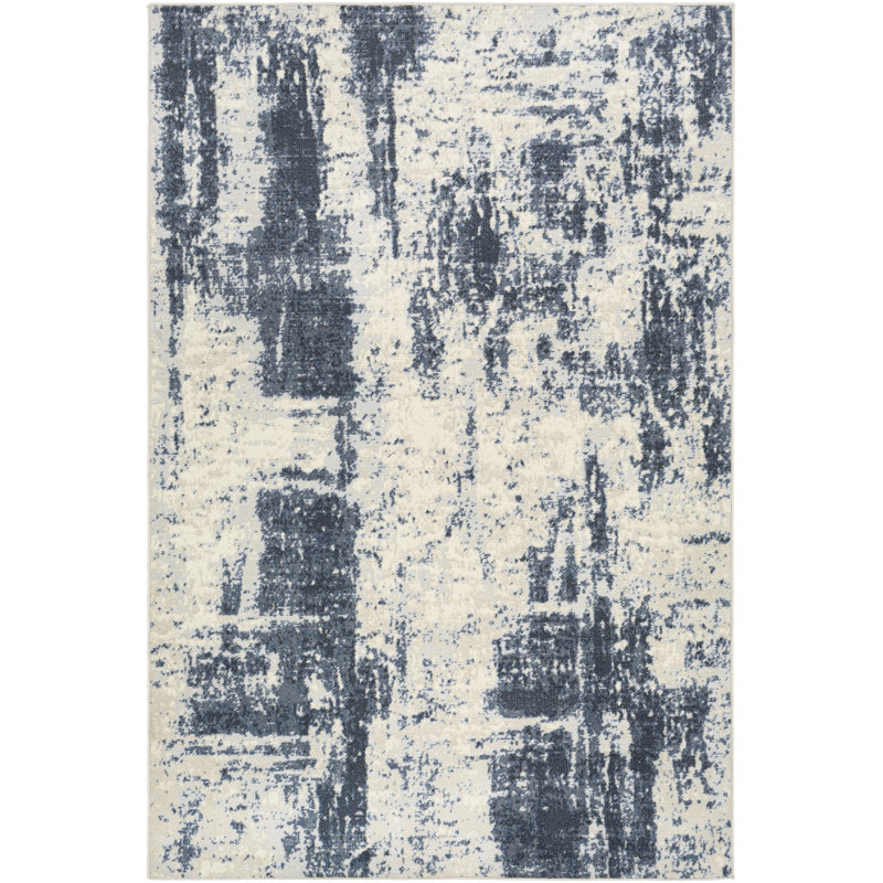 Gatsas Abstract Indoor Rug, Rectangle 6'7" x 9'