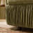Green 92-Inch Curved Upholstered Sofa