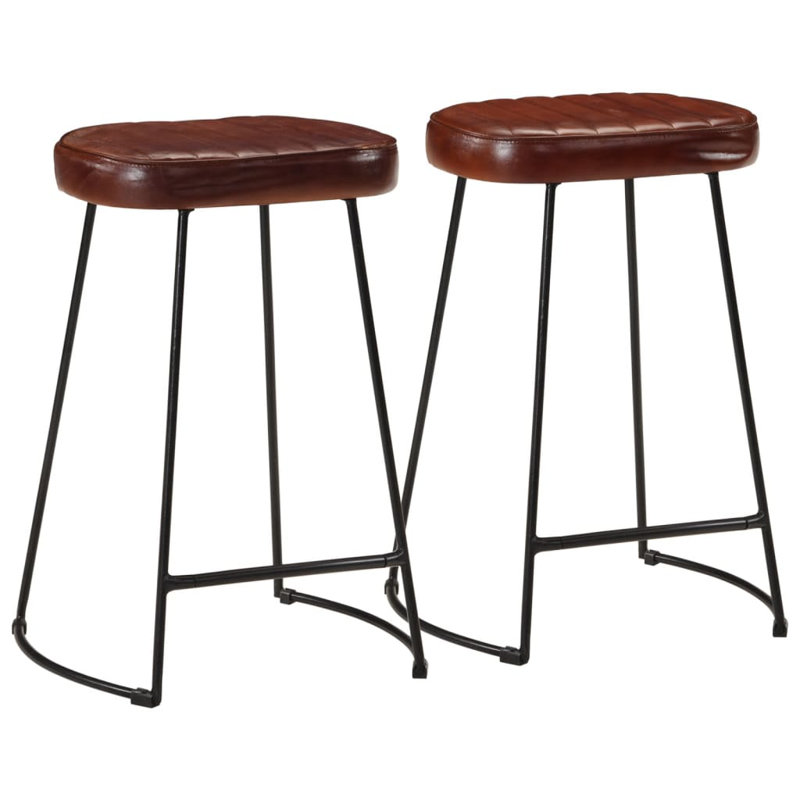 Allyse Upholstered Counter Stool with Metal Frame