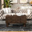 Solid Wood Rectangle Coffee Table-290404876
