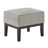 Caistor Upholstered Wingback Chair with Ottoman-306395787