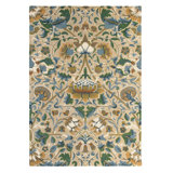 Wool Floral Area Rug
