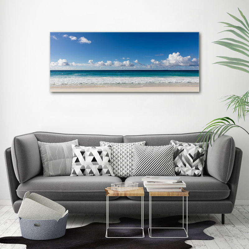 Seychelles Beach - Wrapped Canvas Print