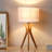 Solid Wood Tripod Lamp-126028445-126028447