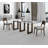 Reesa Rectangular Glass Top with Solid Wood Base Dining Table-23622196-33584273