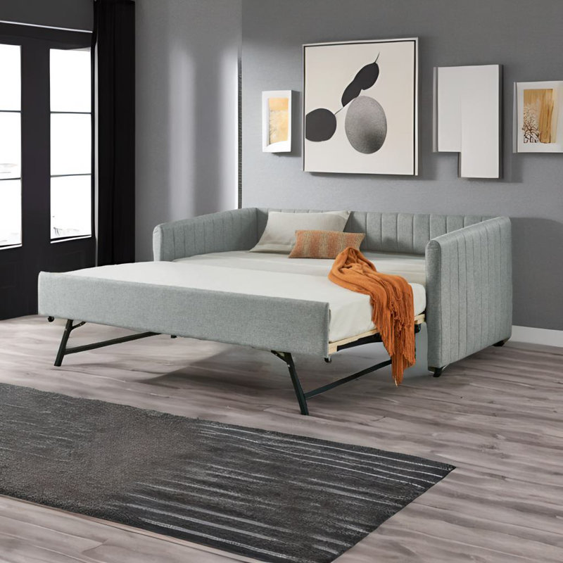 Lit de jour, Gris, Lit simple