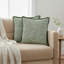 Housses de coussin en coton texturé avec bordure à franges | Housses de coussin Boho -116395881-118557128-118557127