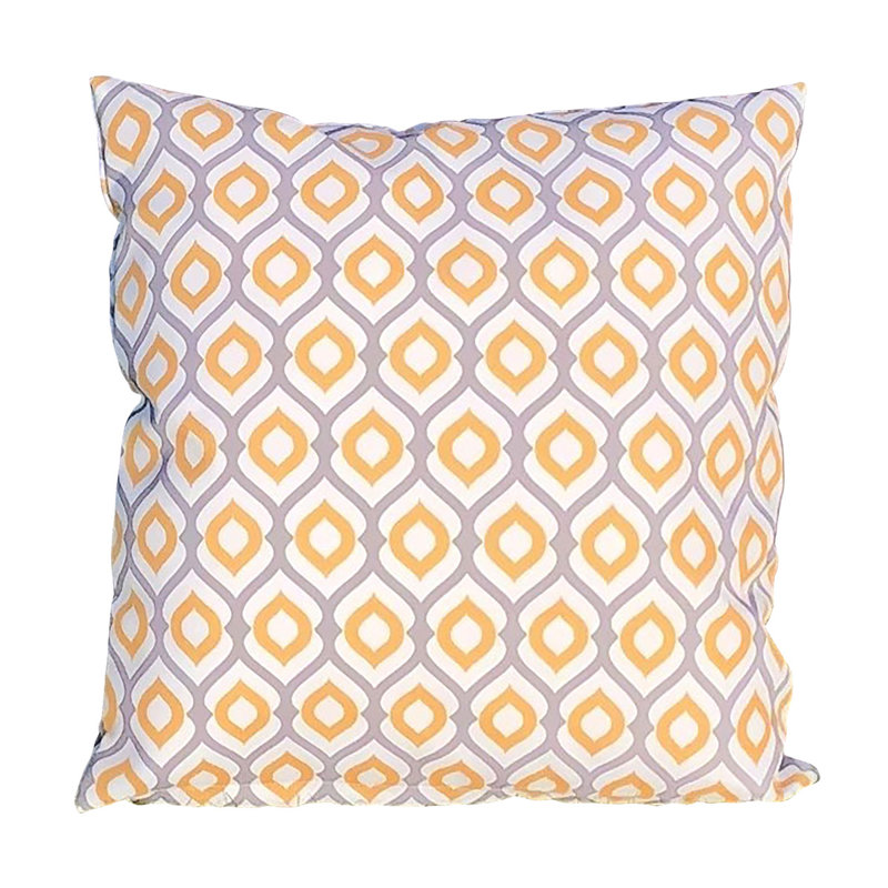 Olympia Geometric Square Cushion Cover, 45cm H x 45cm W X 1cm D