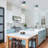 1-Light Industrial Semi Flush Mount Ceiling Light-503674466