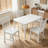 Solid Wood Space Saving Kitchen Dining Set-1432970627