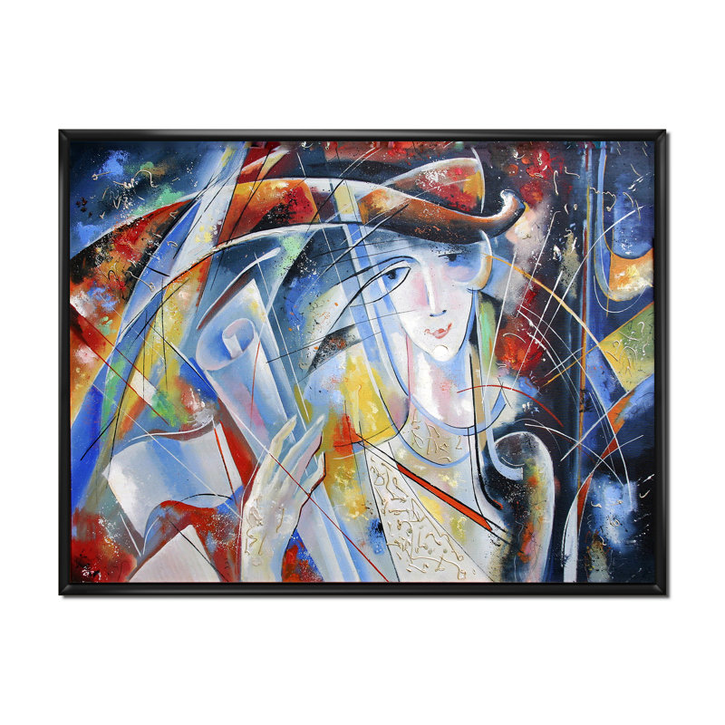 «Creative Inspiration from The Poet», reproduction sur toile, H 30 po x l 40 po, Cadre flottant noir