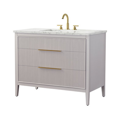 Bilroy 42" Oak Single Bathroom Vanity