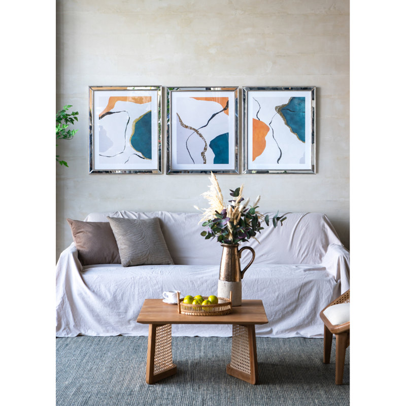 S / 3, art mural 22 x 26 x 0,6 po Marcia