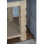 Table d'appoint 23,8 x 23,8 x 24 po, brun et gris