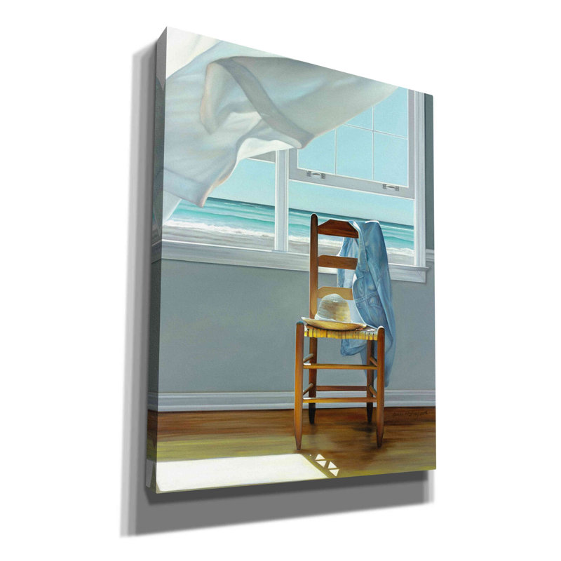 «Deep Breathing» par Karen Hollingsworth, art mural sur toile, H 16 po x l 12 po x P 0,75 po
