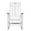 Ensemble de 2 chaises berçantes d'extérieur en PEHD d'extérieur résistantes aux intempéries-1820155574