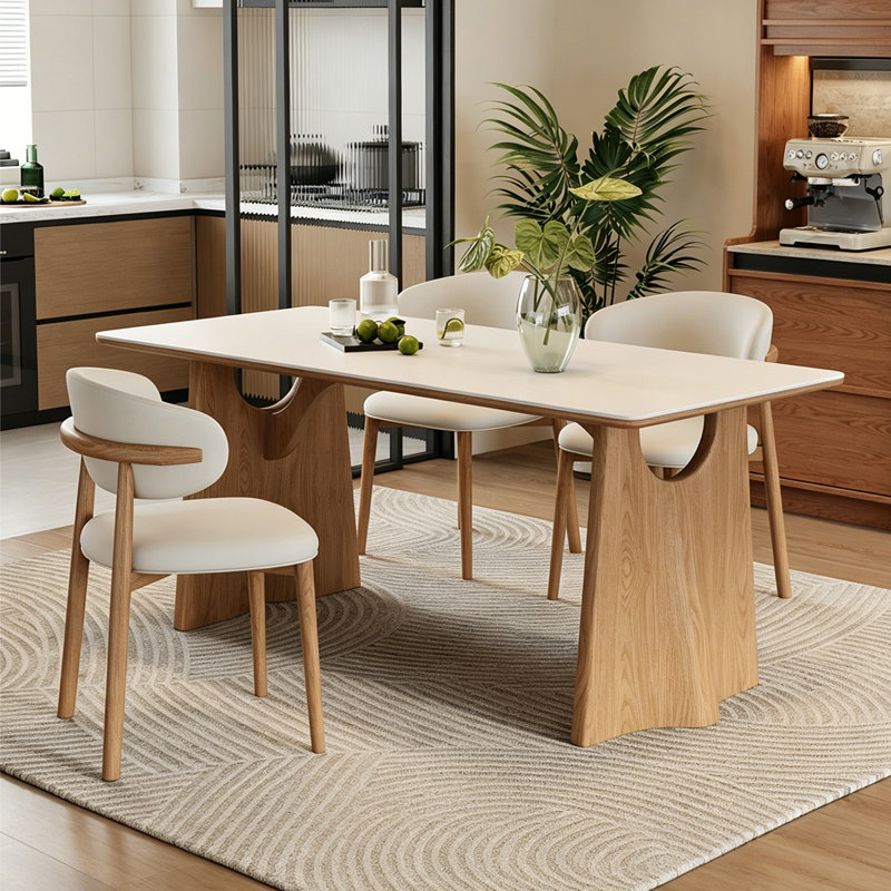 Table de salle à manger 62,99 po, 29.53" H x62.99" W x 31.5" D