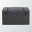 Repose-pieds capitonné rectangulaire avec rangement 26,8 po Brayan