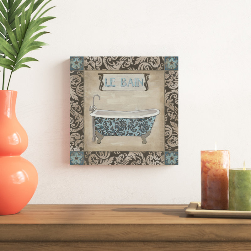 Le Bain, H 12 po x l 12 po x P 1,25 po