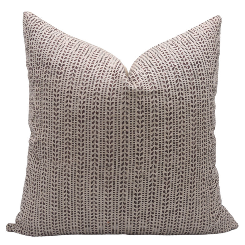 Linen Indoor/Outdoor Pillow Cover, 14" x 20", Rectangular, Black