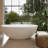 65" Luxury Handcrafted Stone Resin Freestanding Soaking Bathtub with Overflow and Pop-up Drain-123384703