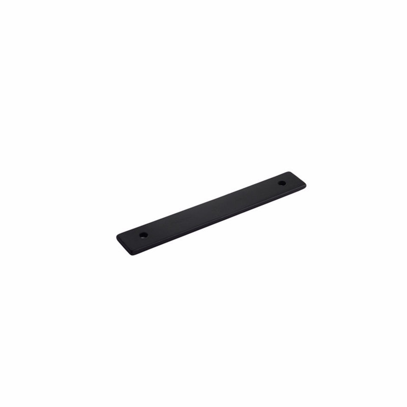 Schaub Vinci contre-plaque pour armoire / tiroir, H 5 po x l 0,75 po, Bronze noir