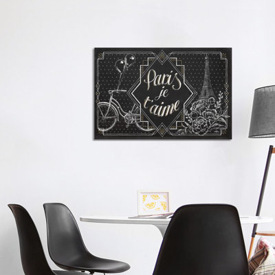 Vive Paris III 1 Piece Wrapped Canvas Wall Art