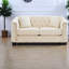 Causeuse en velours Compression 59 po, Chesterfield moderne pour la maison