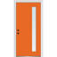 Porte d'entrée pré-suspendue en acier peint 1 lumière-40559148-40559147-40559149