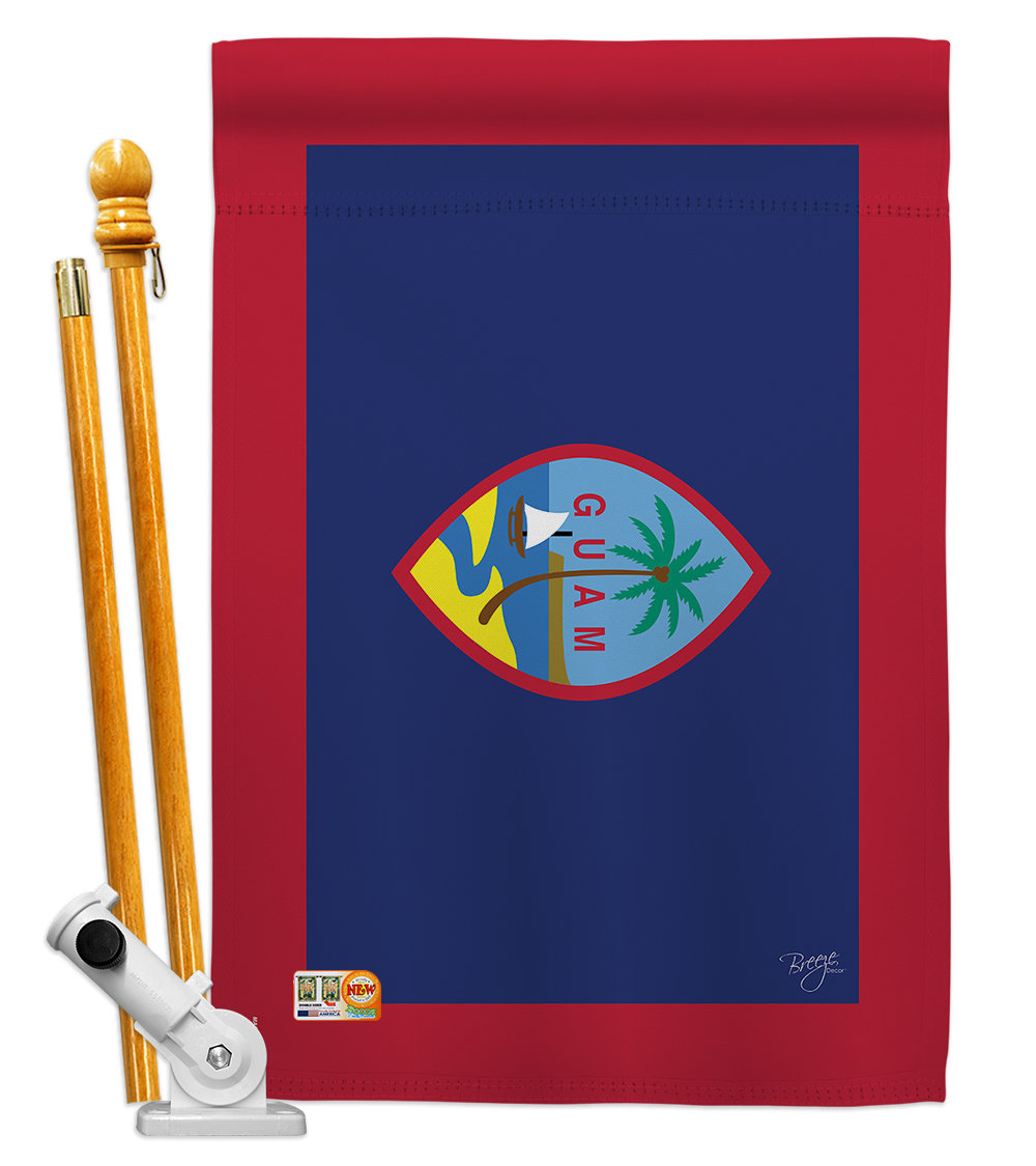 Pacific Rim Flags Decor Breeze Decor Guam Flags Of The World Nationality Impressions Decorative ...