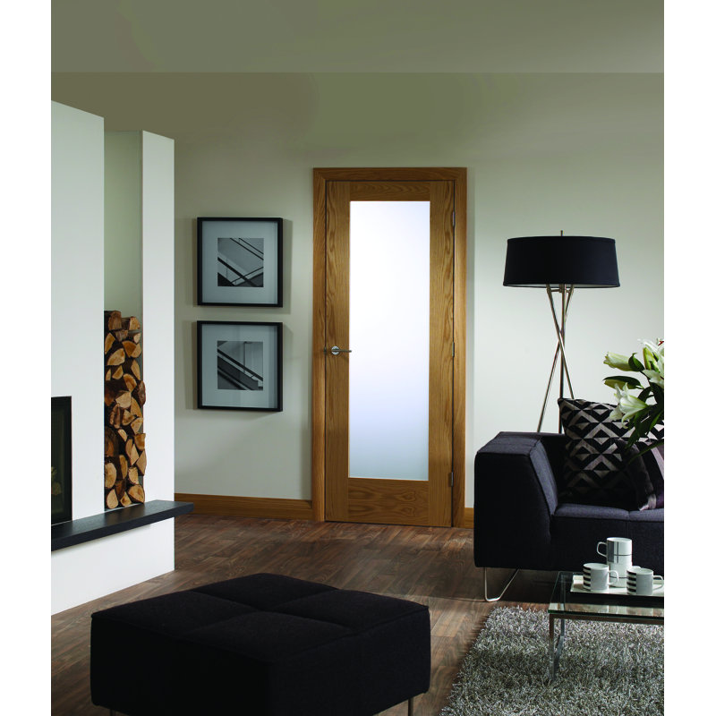 Internal Glazed Oak Pre-Finished Pattern 10, 1981mm H x 686mm W x 35mm D
