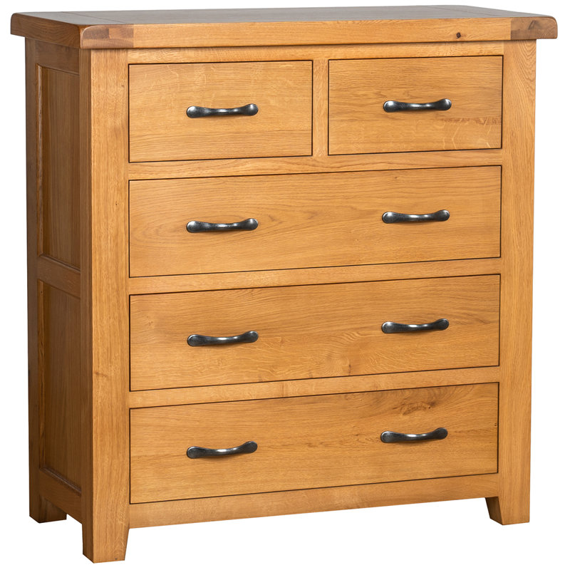Thornbury 95cm W 5 - Drawer Chest of Drawers