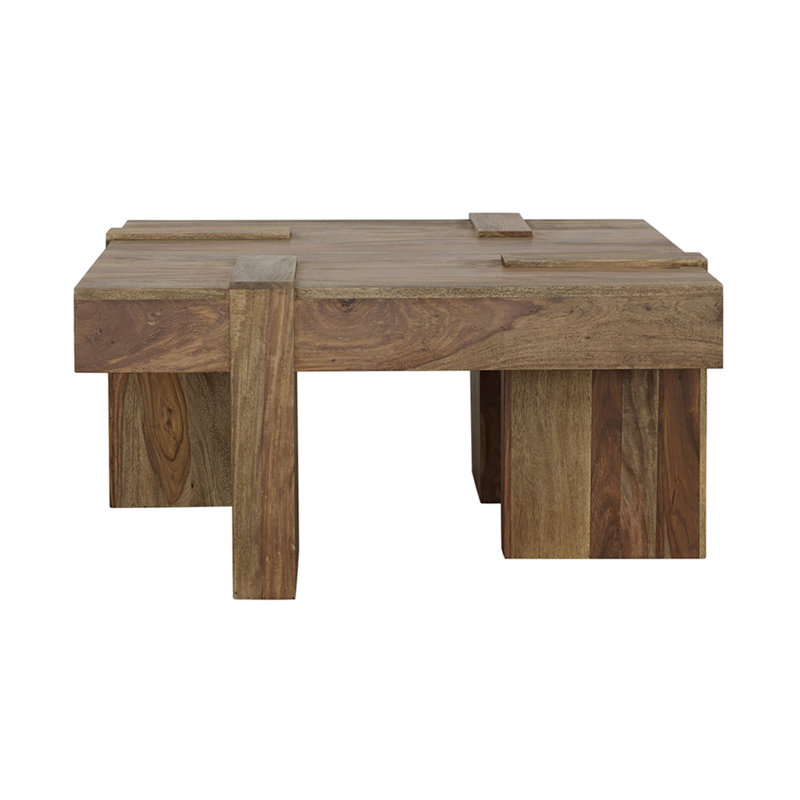 Wooden Square Coffee Table
