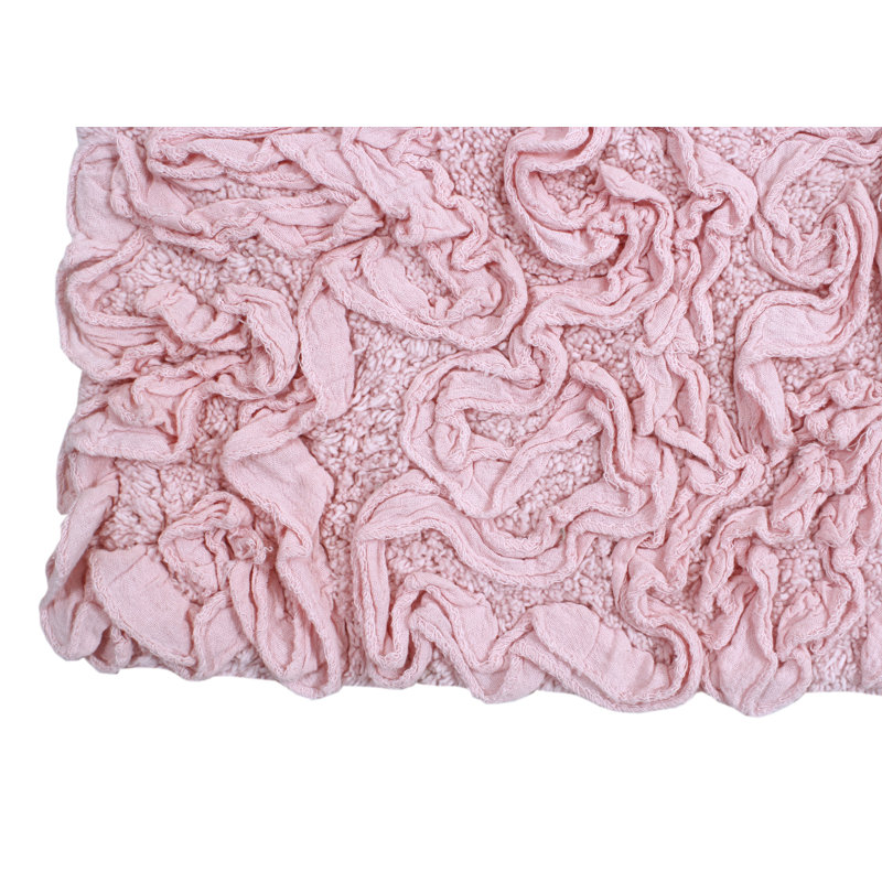 Freida Bath Rug Set, Pink